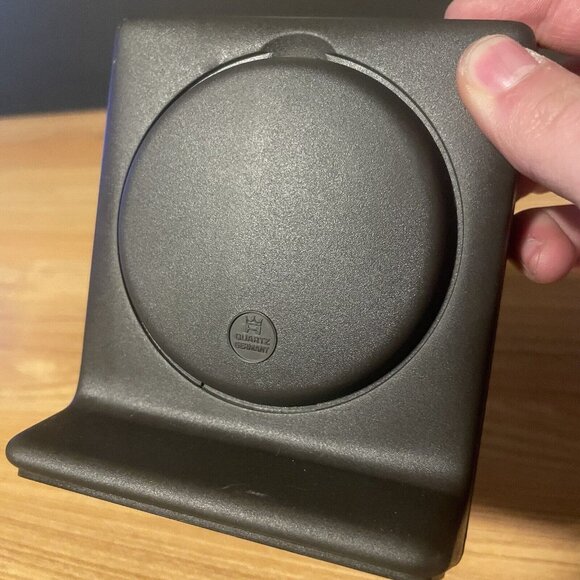 Vintage Bauhaus Table Desk Clock w/ German Quartz - Picture 4 of 7